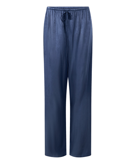 Satin Trousers, Blue