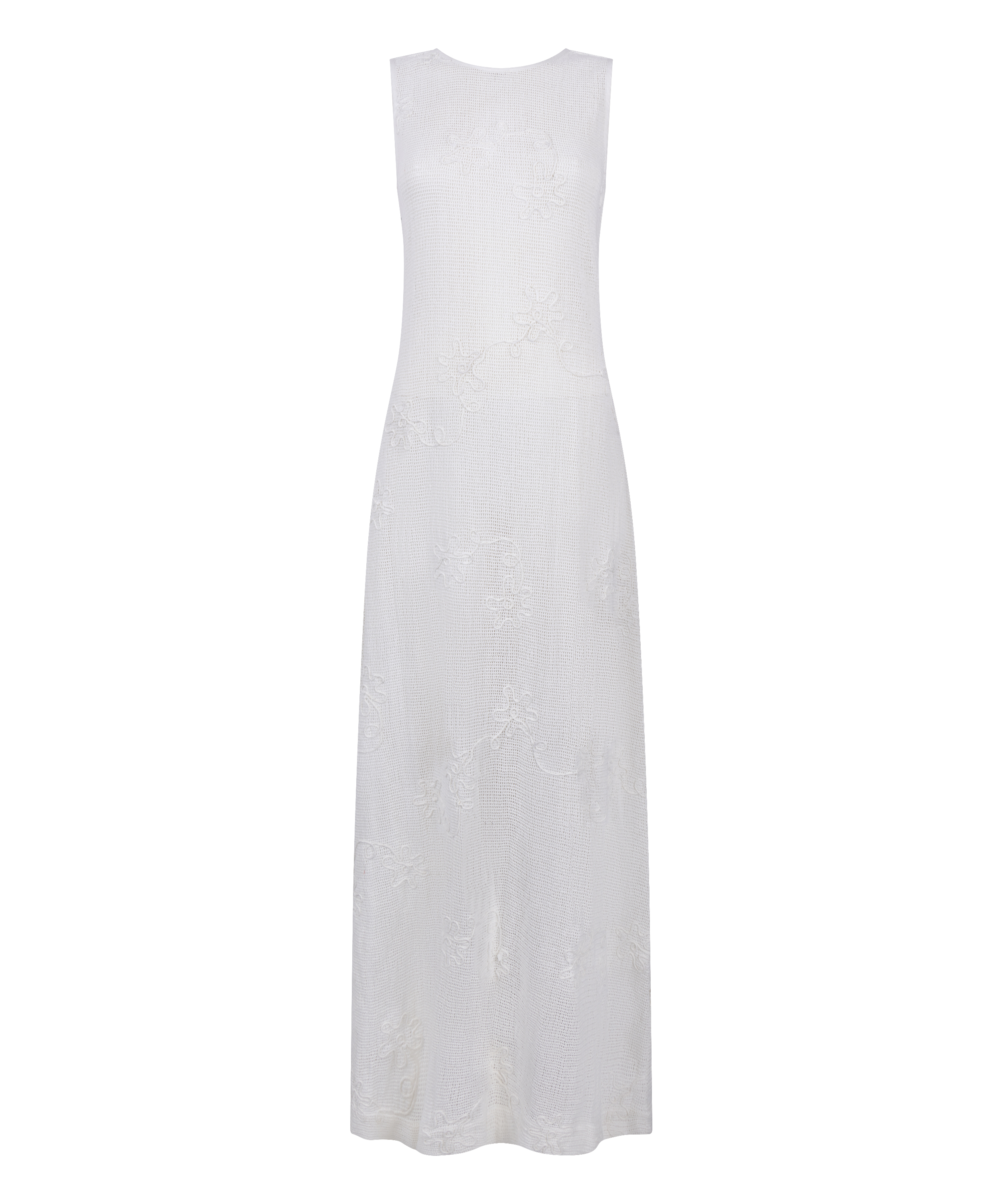 Beach Dress, White, main