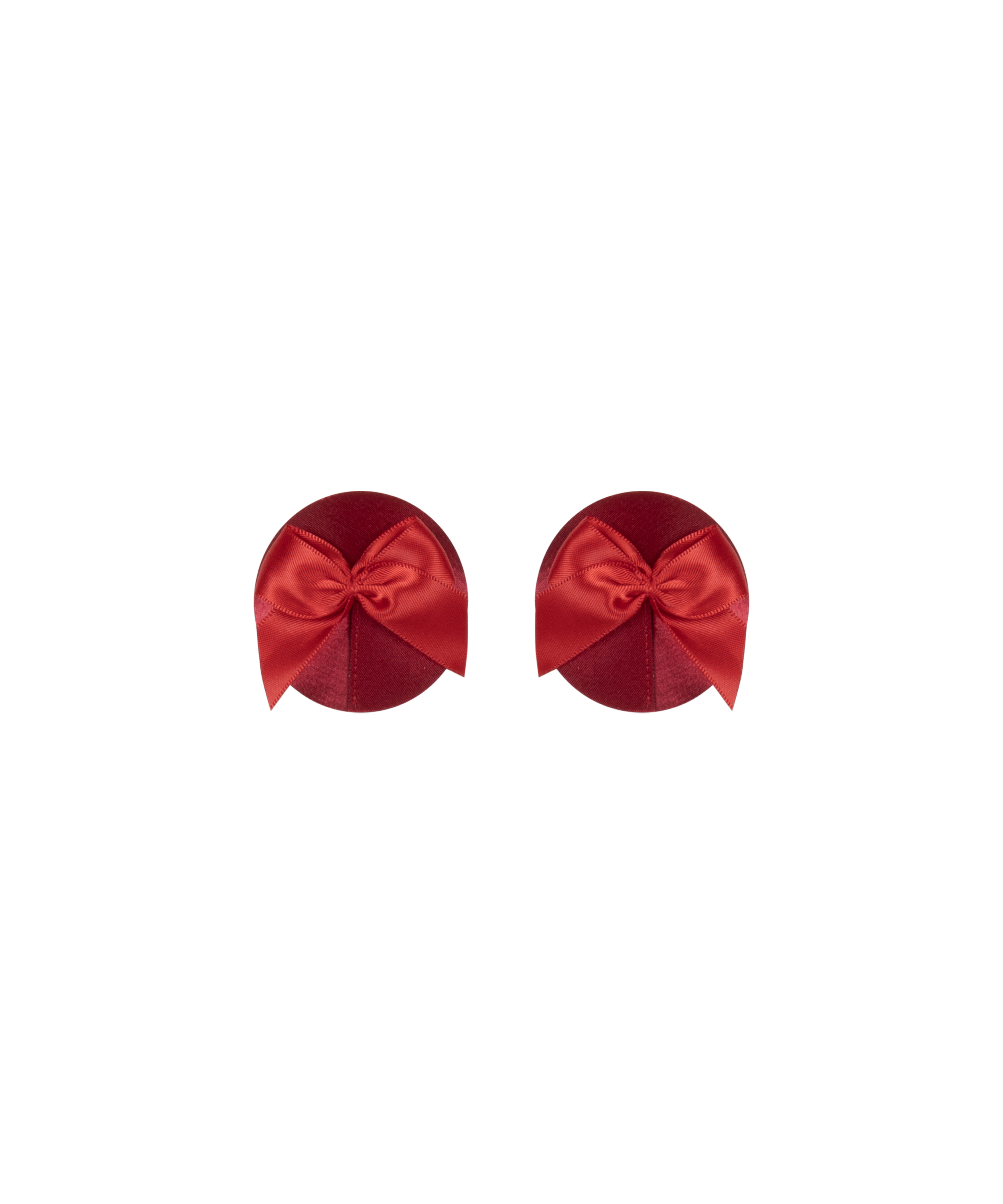 Bow Nipple Covers, Red, main