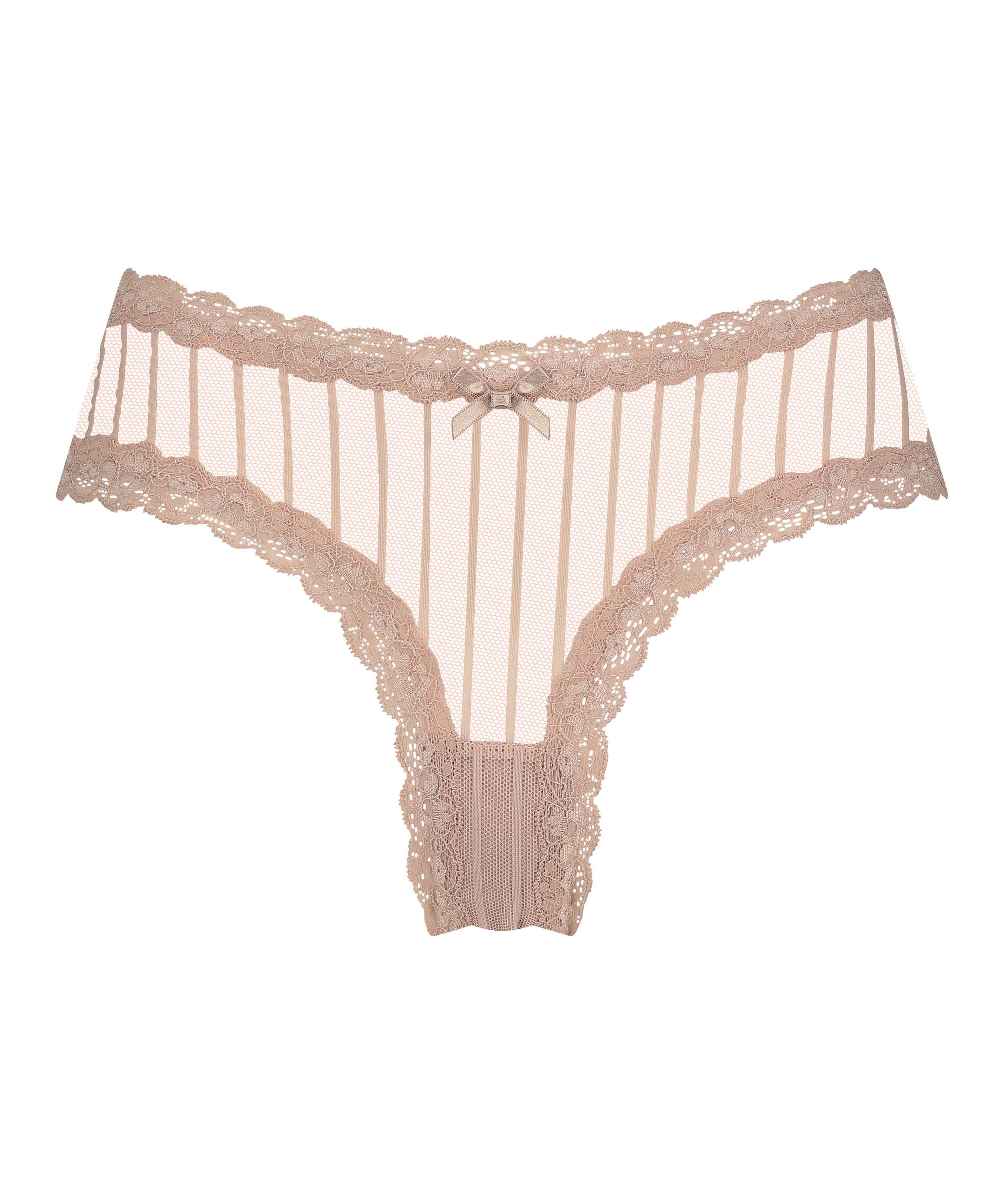 V-shaped Brazilian knickers mesh - New Arrivals - Hunkemöller