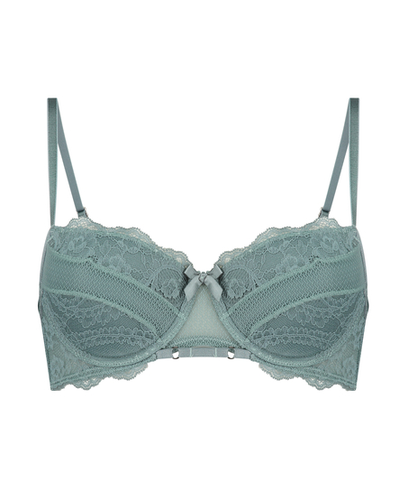 Sierra padded underwired bra, Green