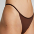 Seamless thong, Brown