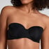 Jane Padded Strapless Underwired Bra, Black