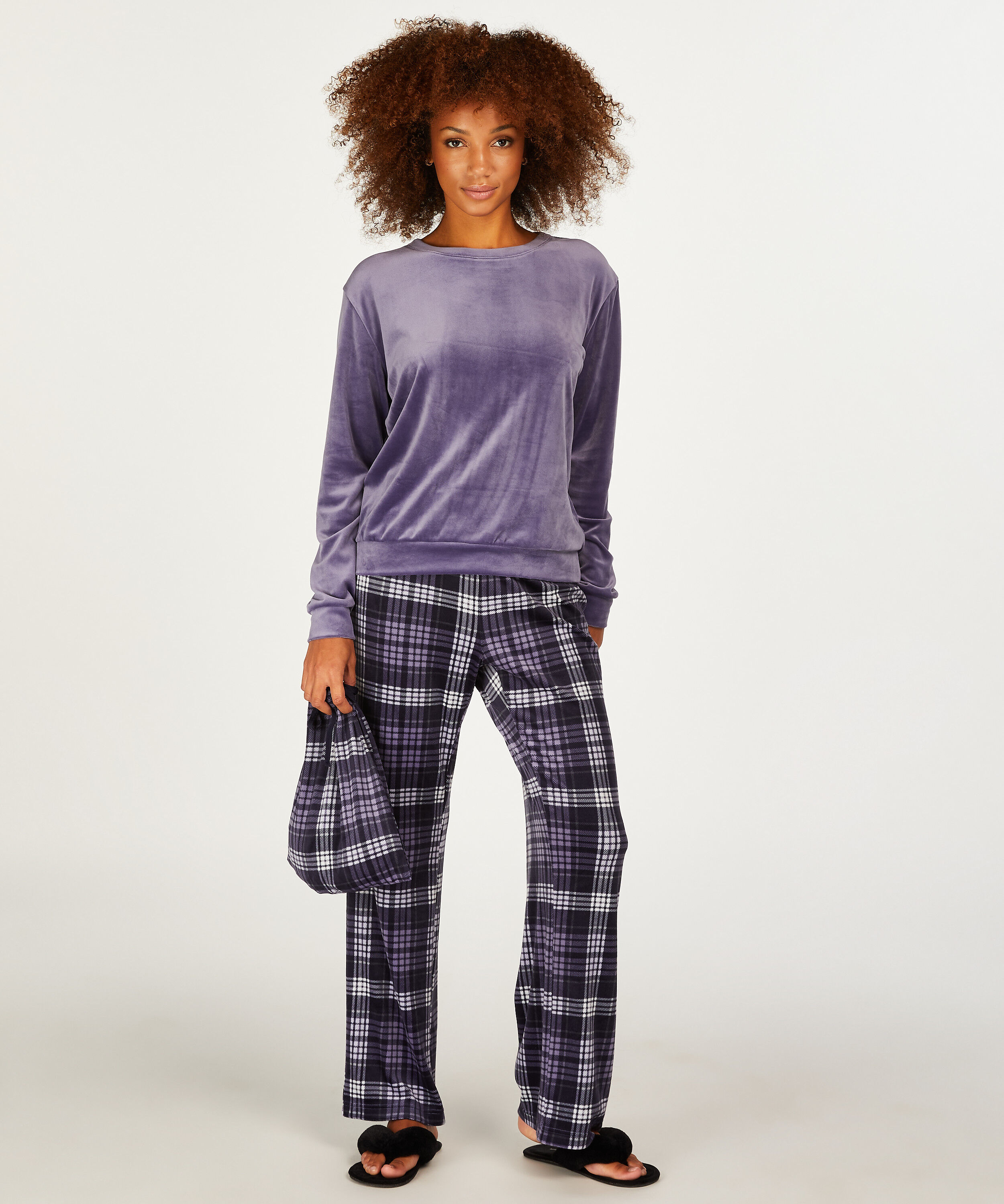 Pyjamaset with Bag, Blue