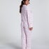 Satin Long-Sleeved Jacket, Pink