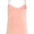 Velours Lace Cami Top, Pink