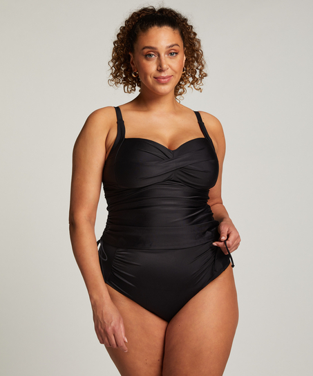 Luxe Shaping Tankini, Black