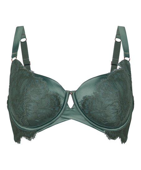 Grace Padded Underwired Bra, Green