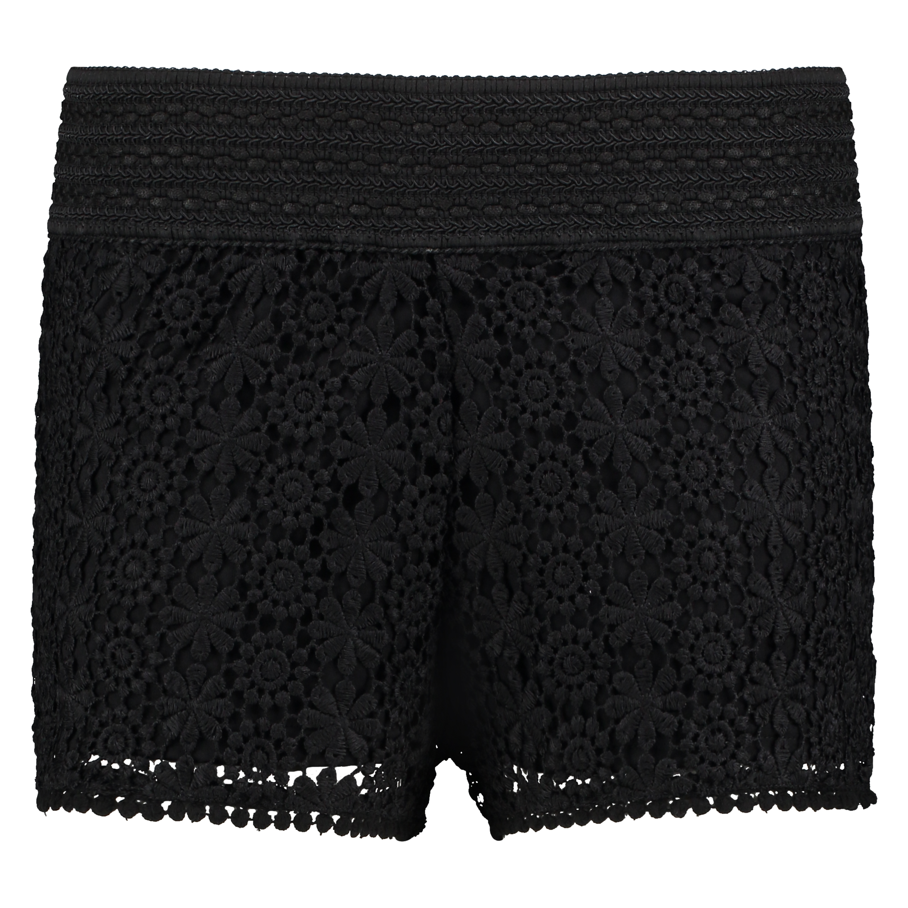 Crochetta Shorts, Black, main