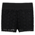 Crochetta Shorts, Black