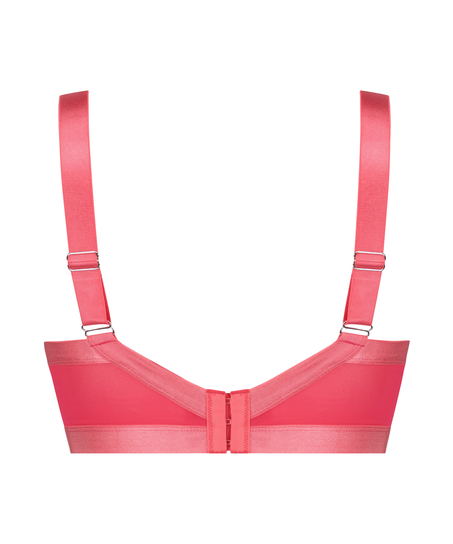 Hana Non-Padded Longline Underwired Bra, Pink