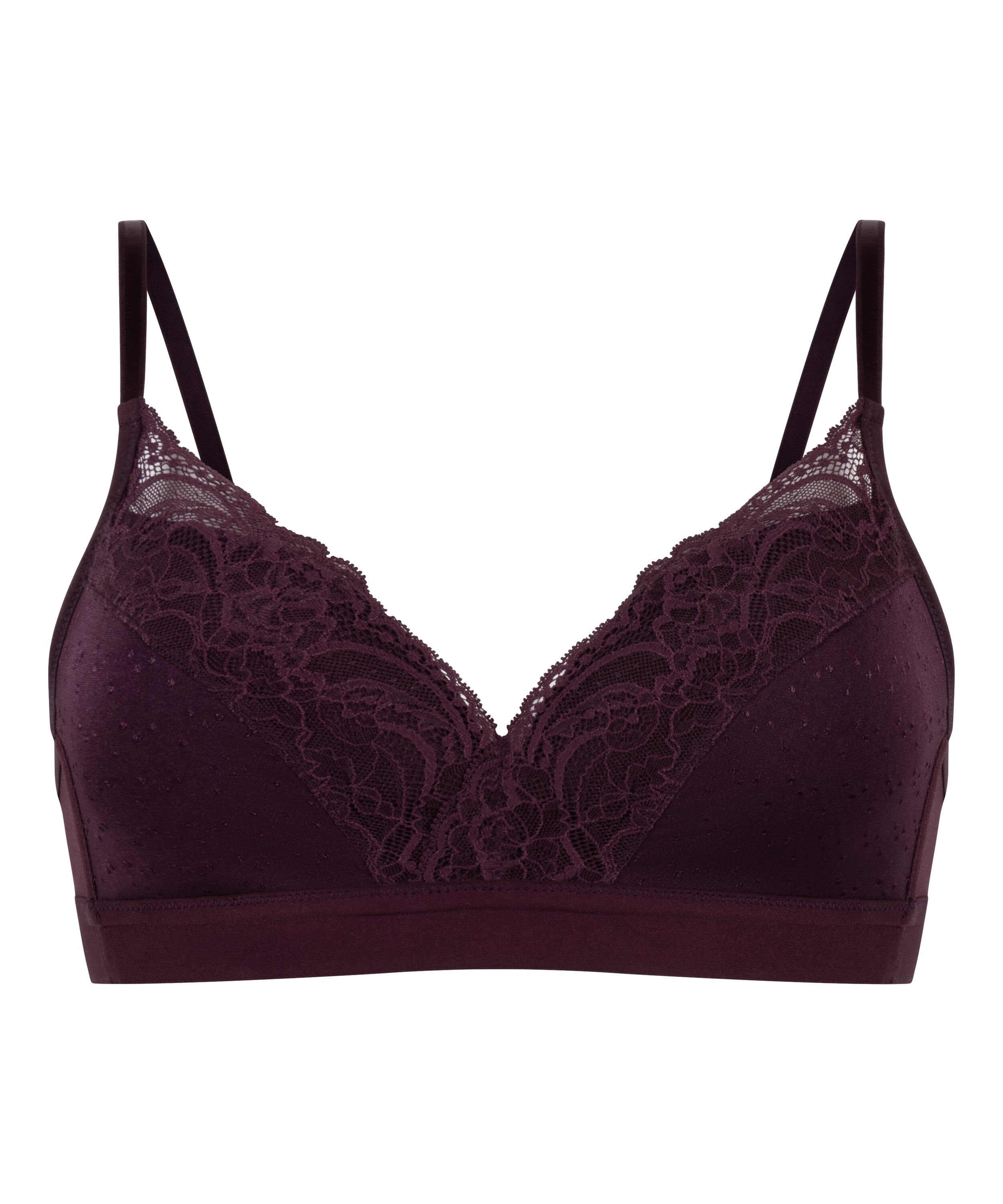 Sophie Padded Non-Underwired Bra, Purple