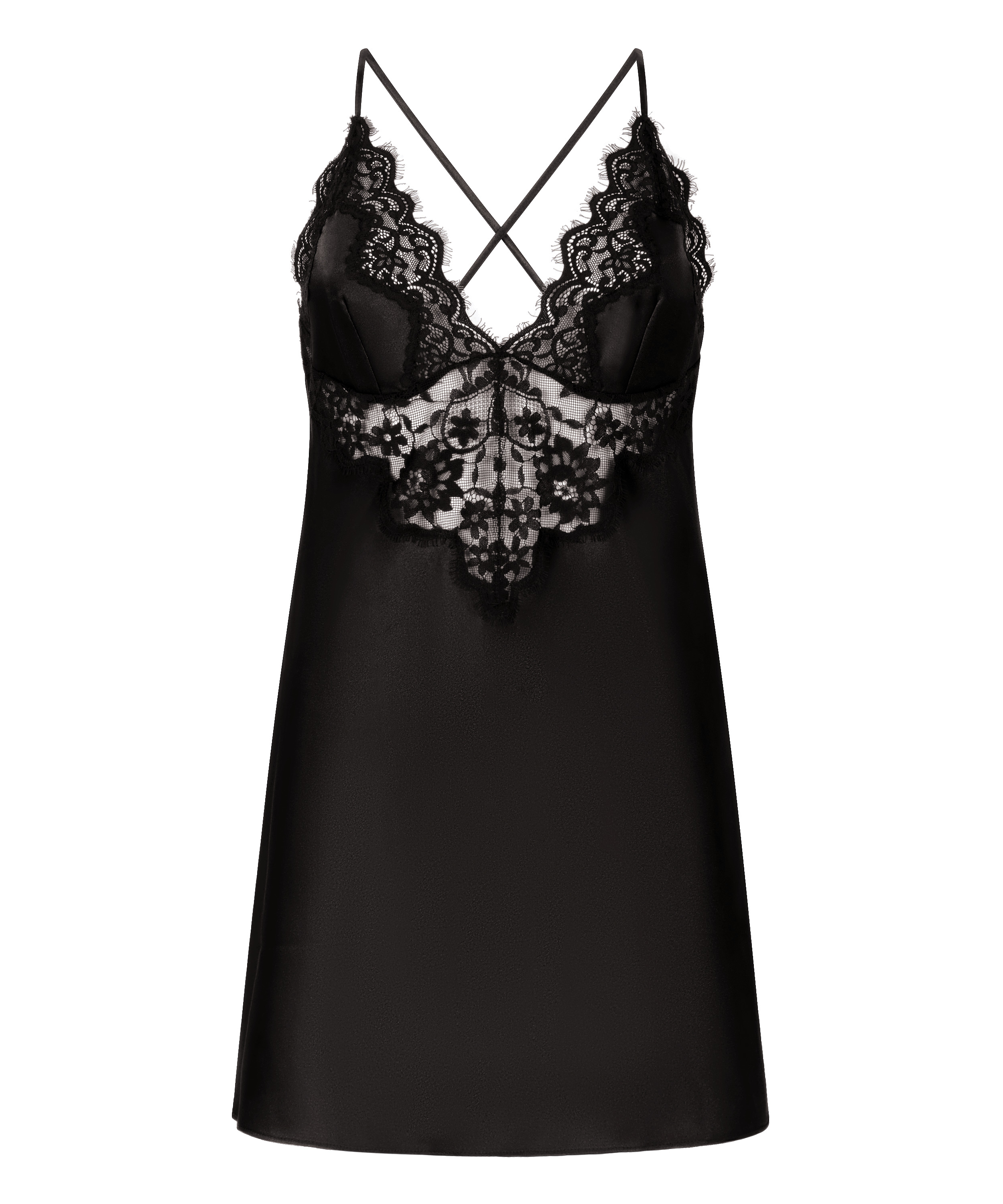 Mya Slipdress, Black, main
