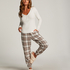 Long-Sleeved Pyjama Top, White