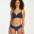 V-Shaped Microfibre Brazilian, Blue