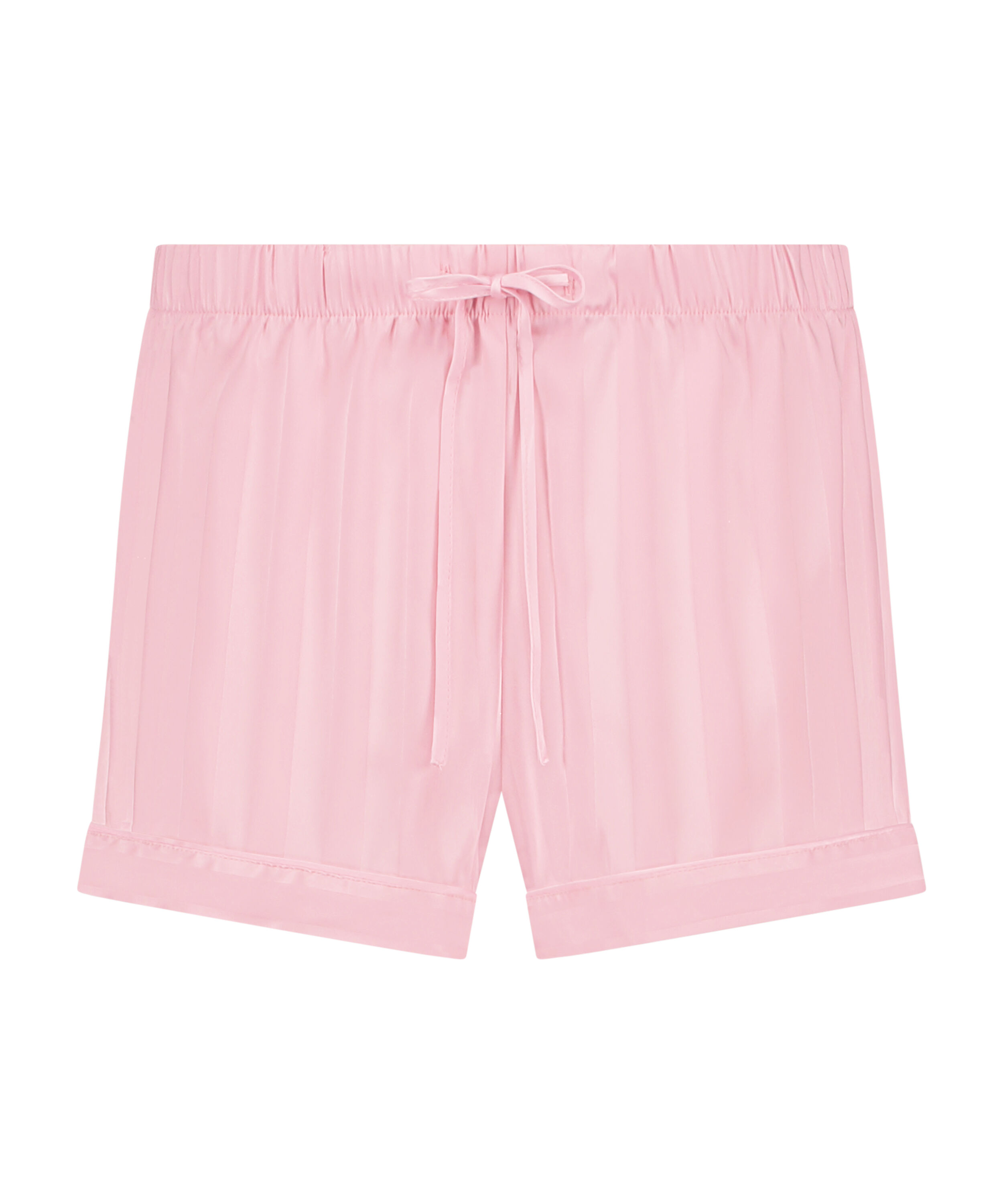 Satin pyjama shorts, Pink