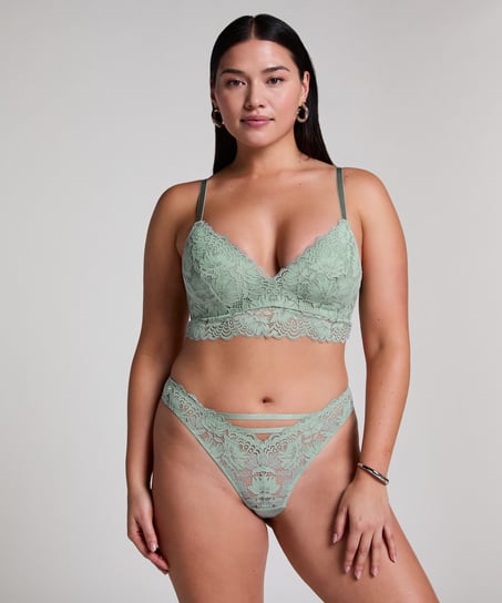Andrea Padded Non-Wired Bra, Green