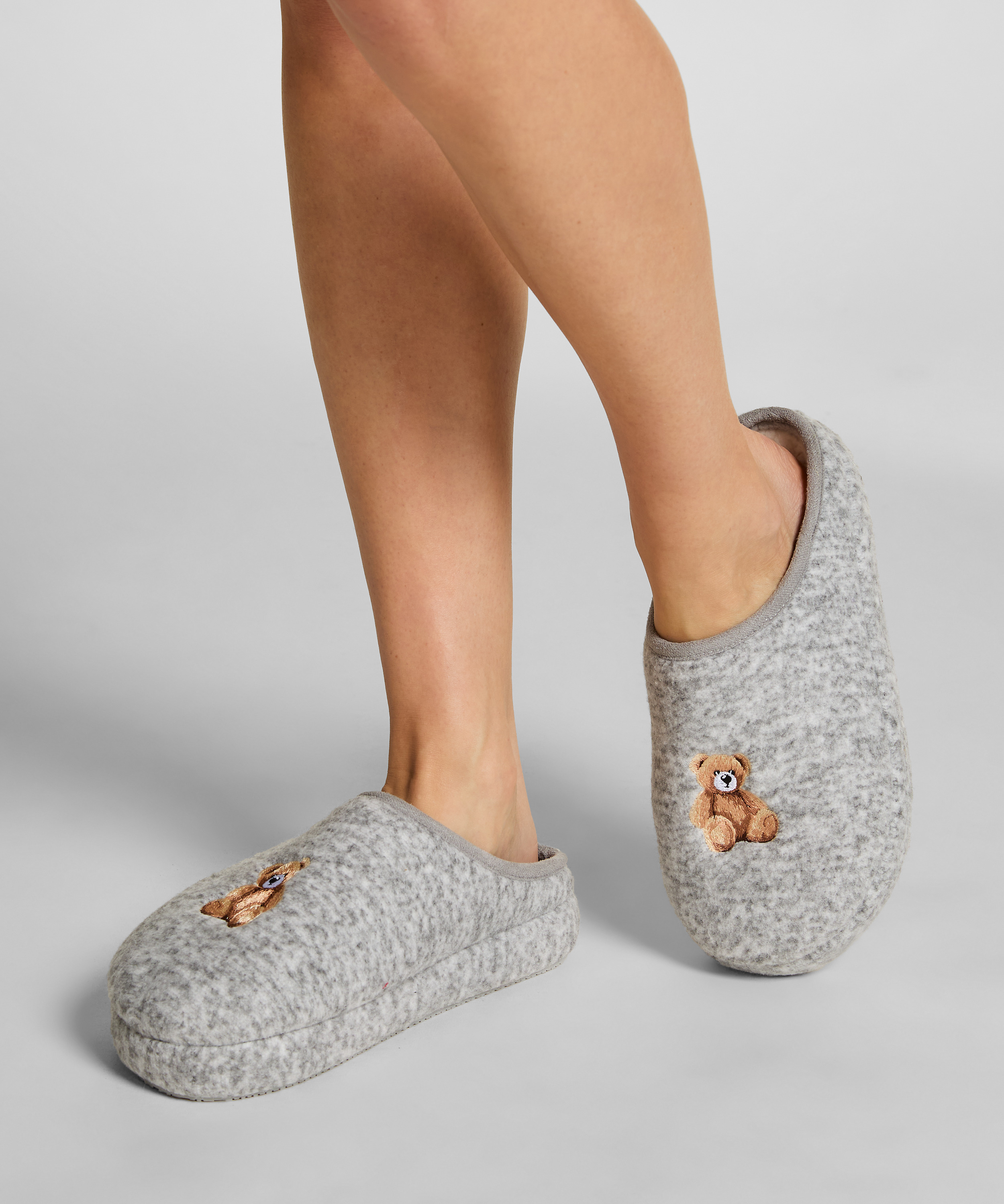 Slippers Ivy, Gray, main