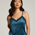 Velvet Lace Cami, Blue