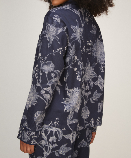 Jacket Sateen , Blue