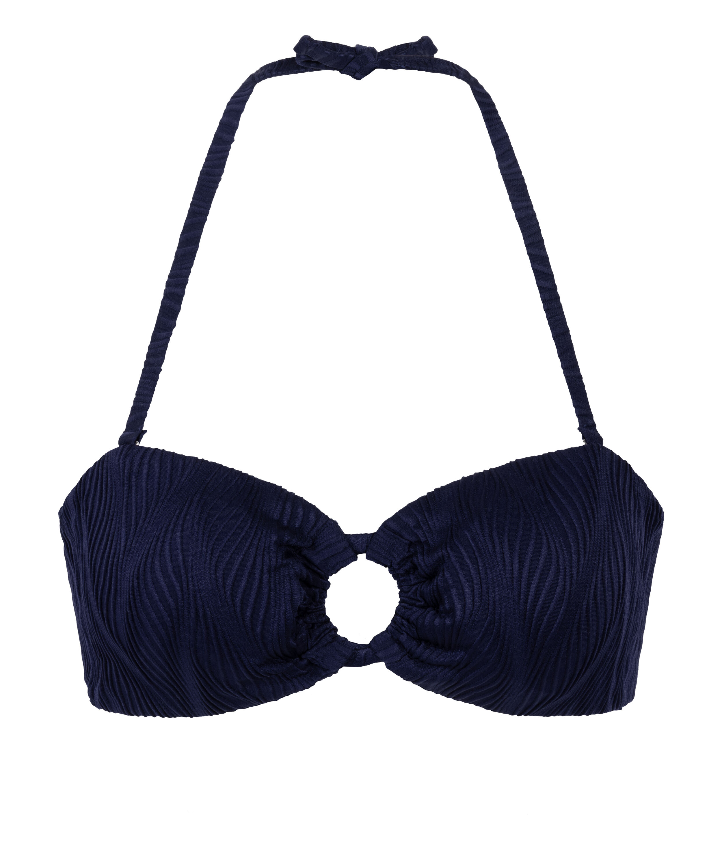 Cozumel Bandeau Bikini Top, Blue