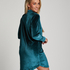 Shiny Velours Nightshirt, Blue