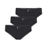 3-pack Georgia Cotton Brazilian shorts, Black