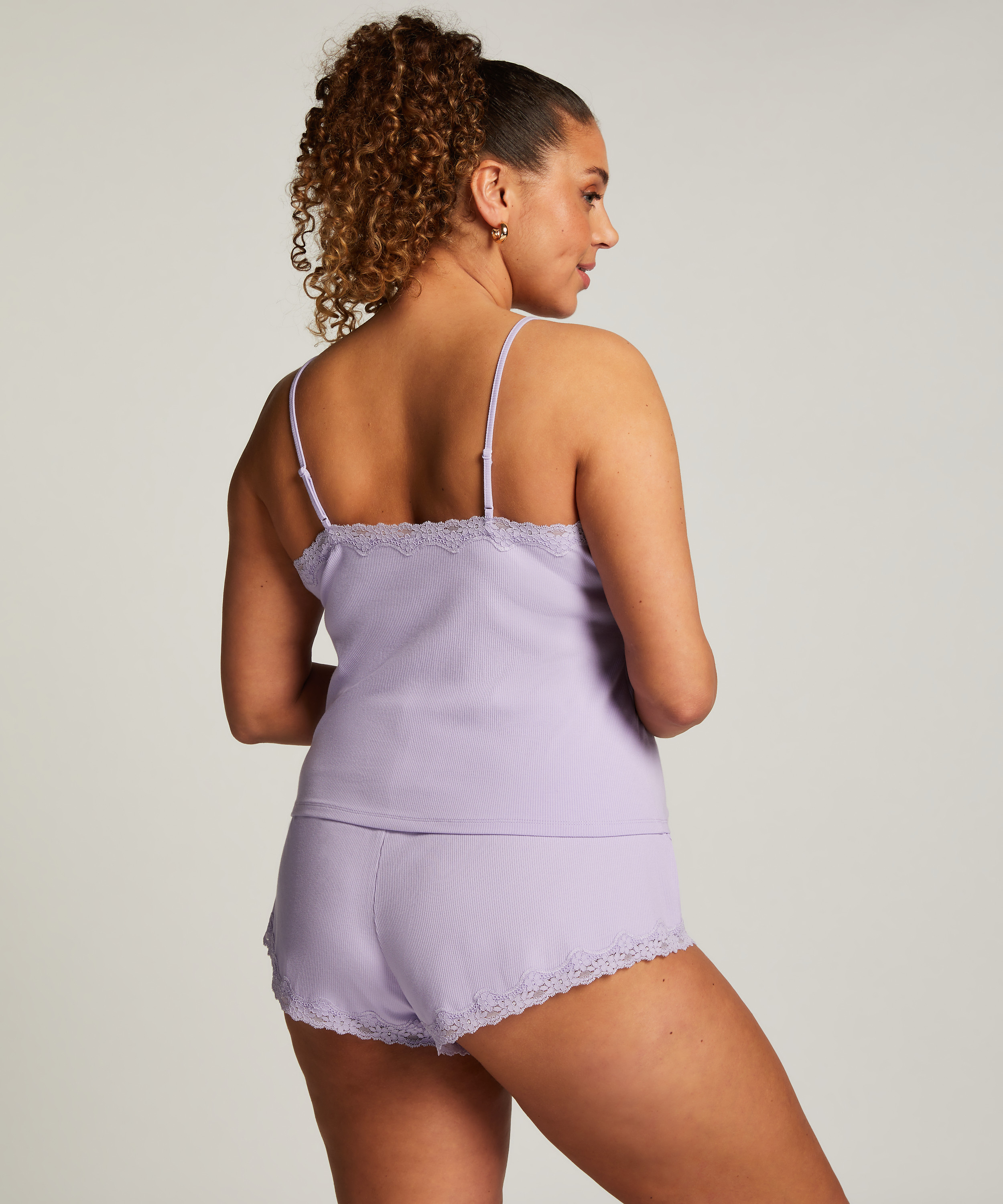 Pajama Set, Purple, main