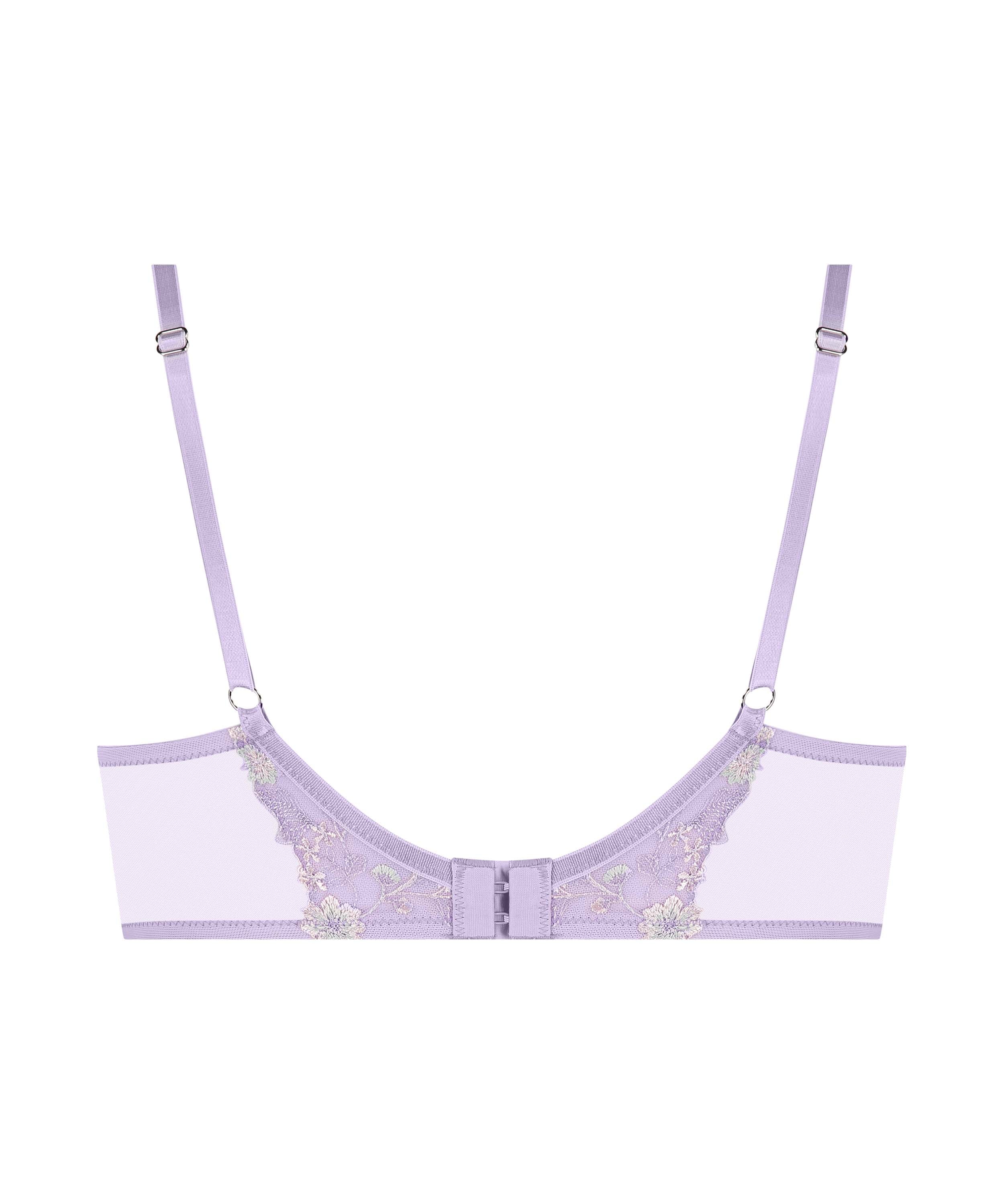Lillia Non-Padded Underwired Bra, Purple, main