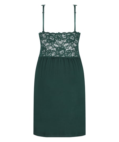Nora Lace Slip Dress, Green