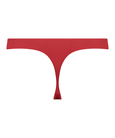 Invisible thong Stripe mesh, Red