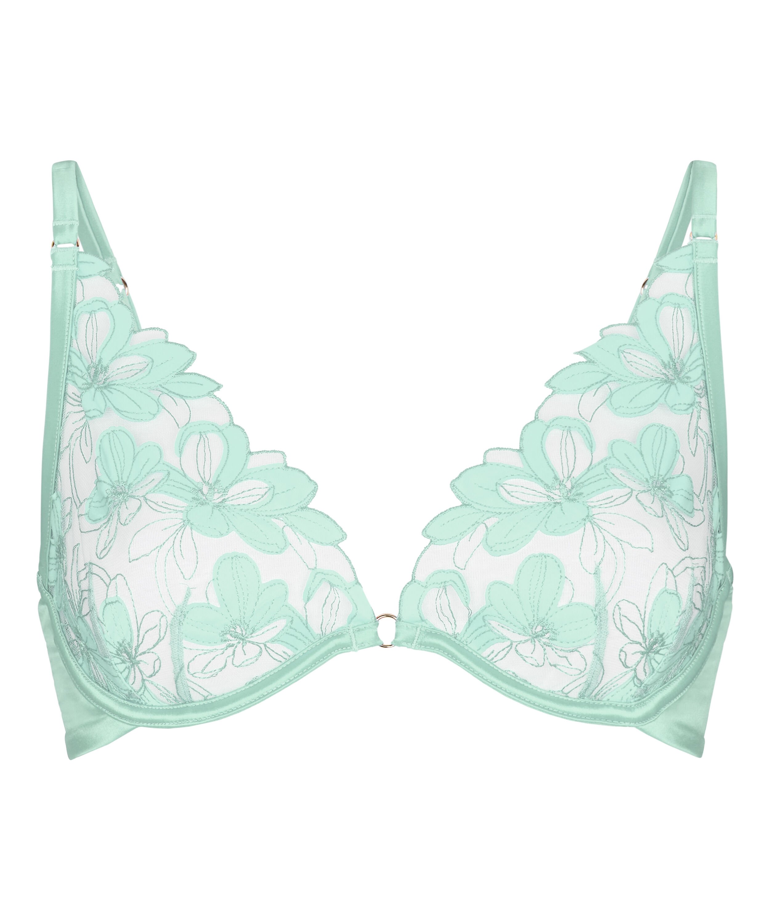 Non-Padded Underwired Bra Beatrice, Green