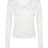 Daisy Pyjama Top, White