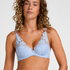 Ingrid Padded Underwired Bra, Blue