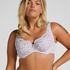 Daisy Non-Padded Underwired Bra, Purple