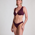 Neoprene Highleg Bikinibottom, Purple