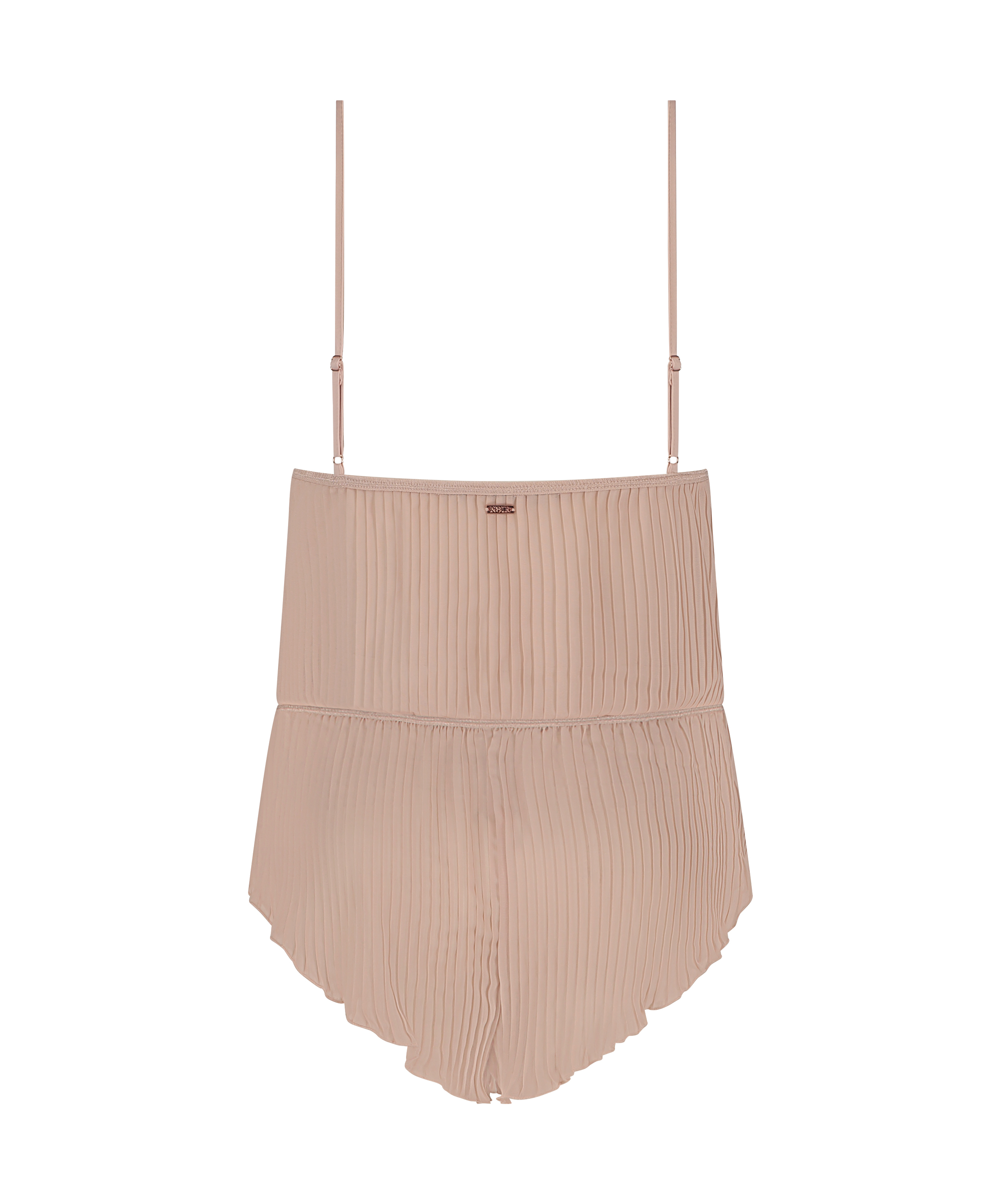Chiffon Plisse Cami Set, Pink, main