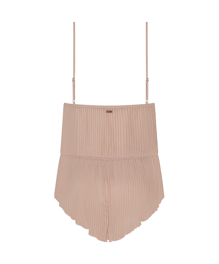 Chiffon Plisse Cami Set, Pink