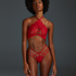 Eve Non-Padded Underwired Bra halter neck, Red