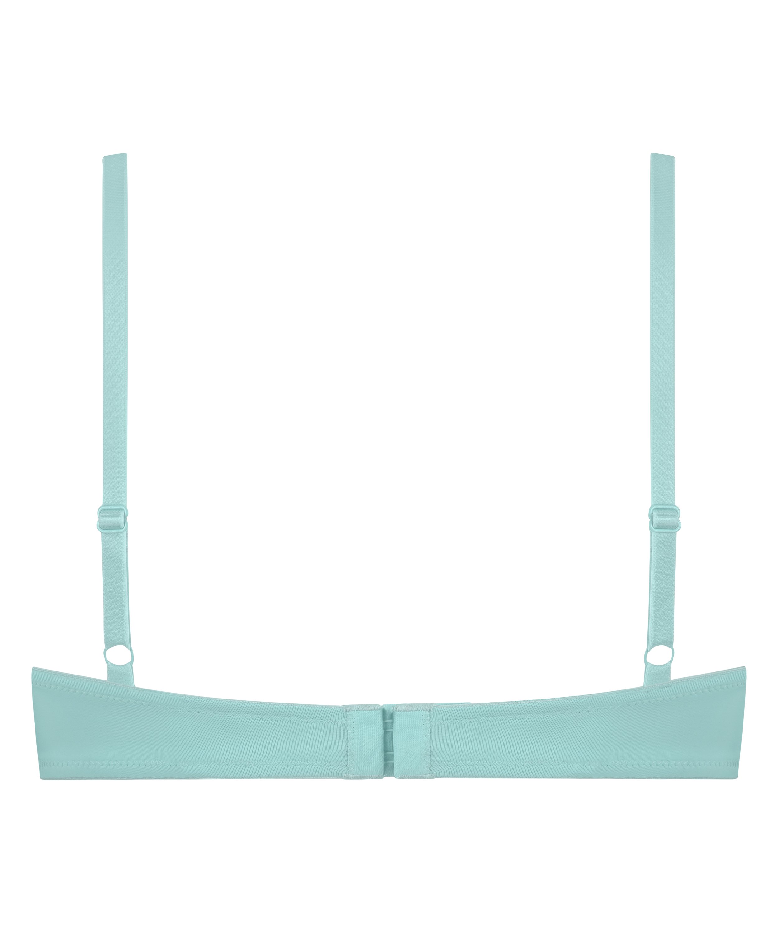 Plunge Padded Underwired Bra, Blue, main