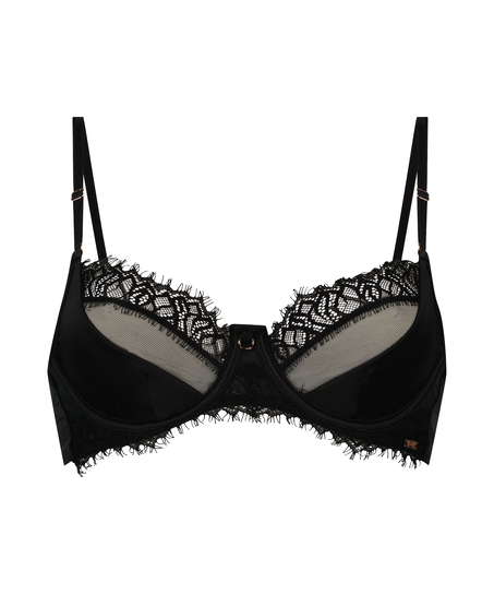 Aiko Non-Padded Underwired Bra, Black