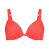 Cairo Padded Underwired Bikini Top, Red