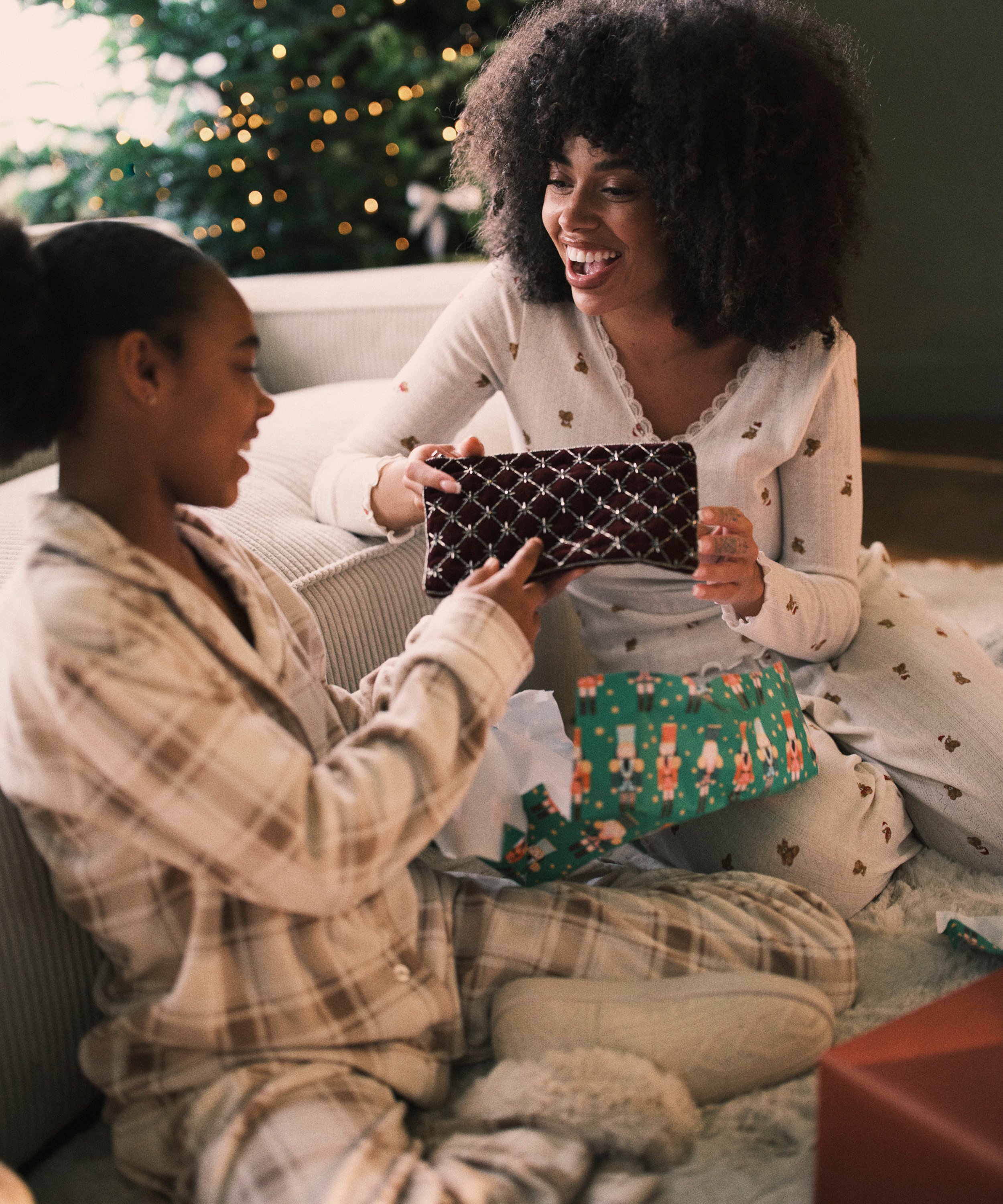 Beaded Pouch, Purple, main