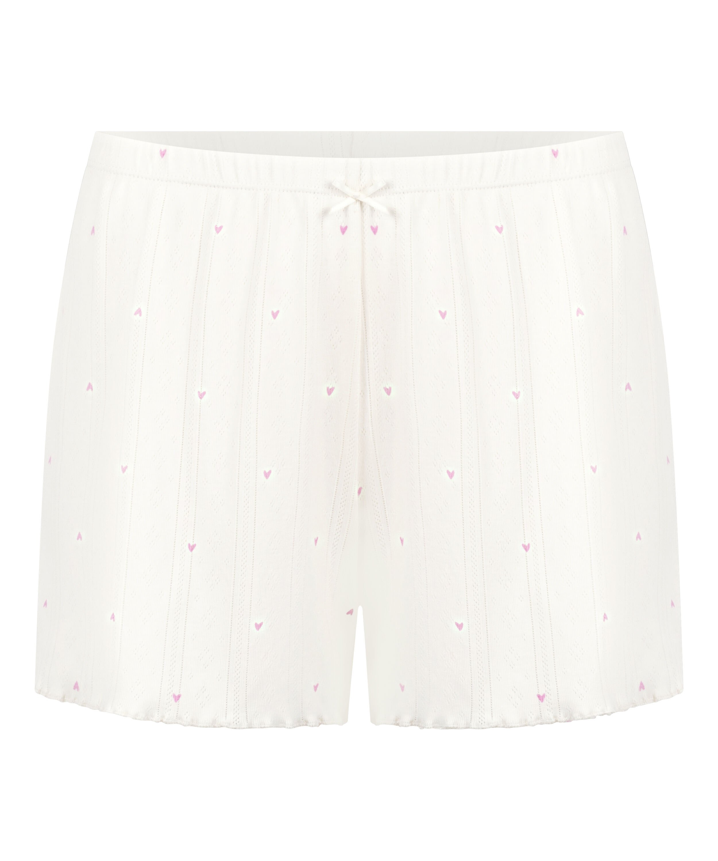 Pointelle Short, White