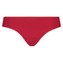 Lace Back Invisible Thong, Red
