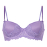 Posie Padded Underwired Bra, Purple