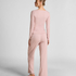 Pointelle Pyjama Pants, Pink