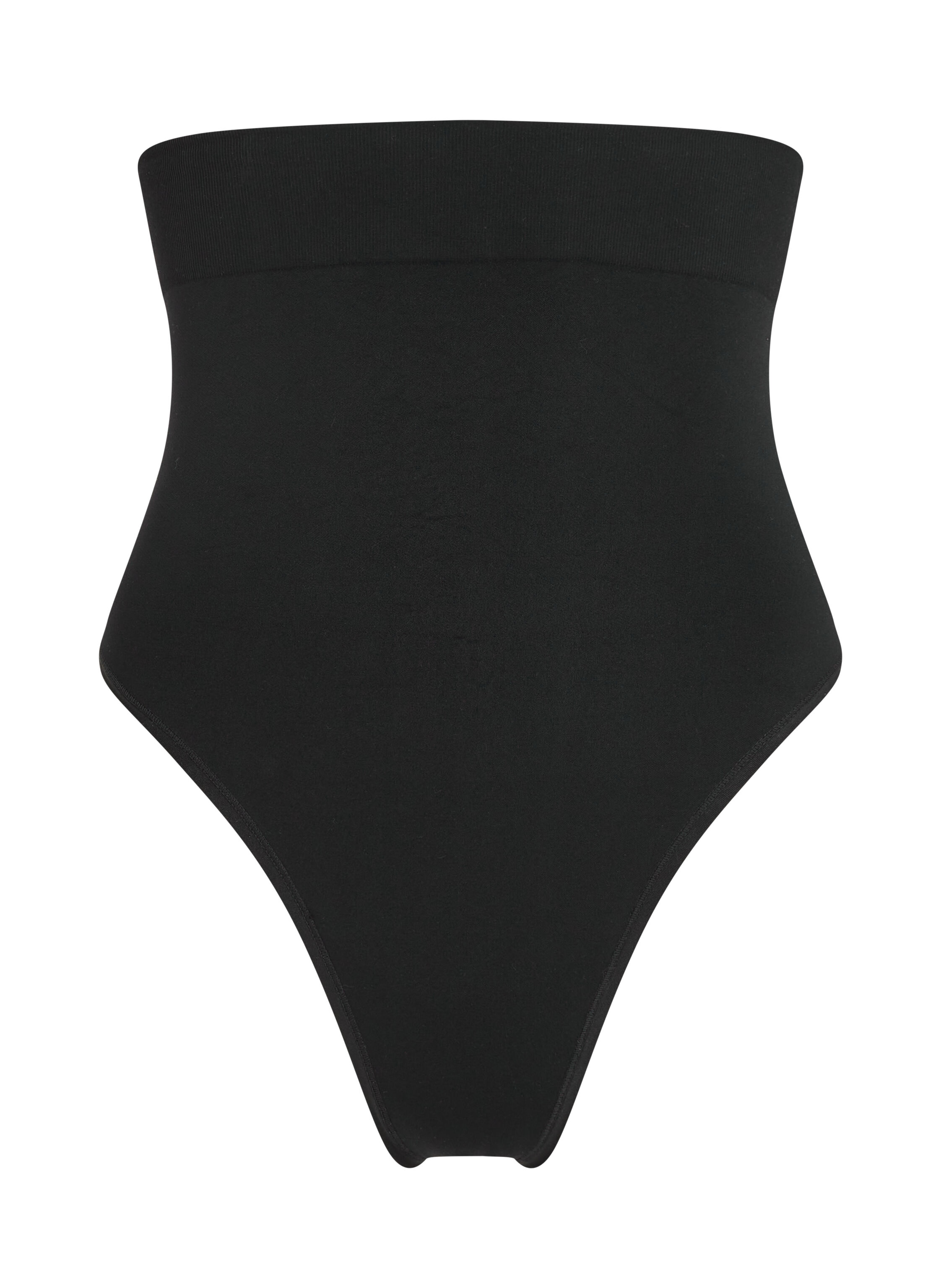 Seamless Enhancing High Waisted Thong, Black