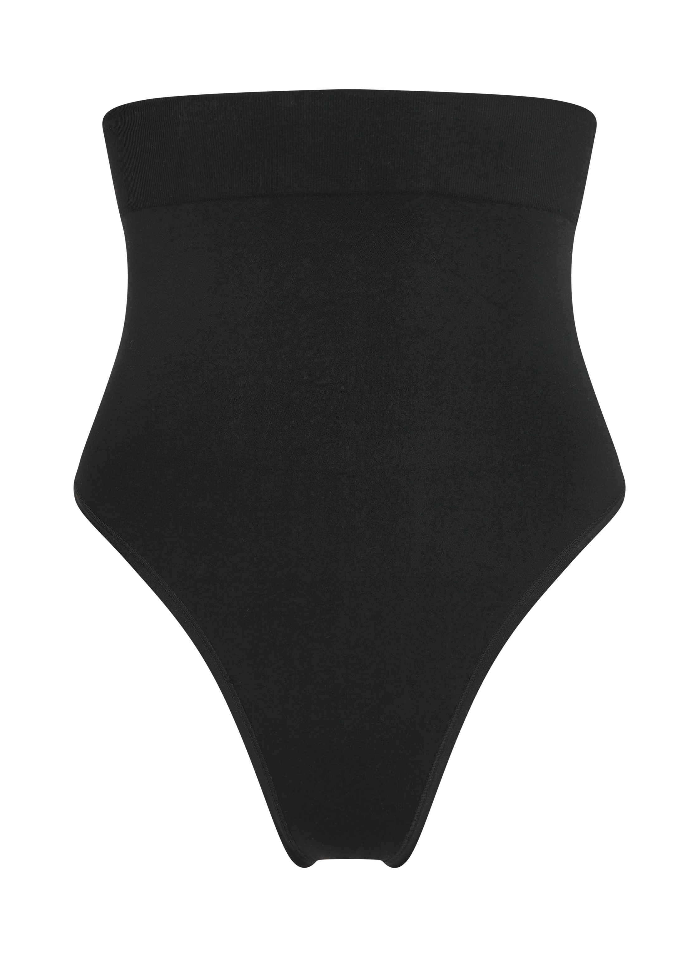 Seamless Enhancing High Waisted Thong, Black, main