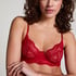 Isabelle Non-Padded Underwired Bra, Red